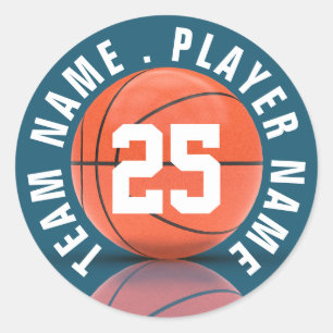 Adesivo Time de Basquete Personalizado