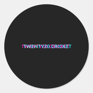 Adesivo Time de críquete Twenty20 Jersey esportivo univers