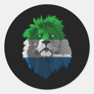 Adesivo Time de Futebol Serra Leoa Orgulho Nacional Bandei