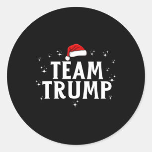 Adesivo Time Trump Squad Engraçado Xmas Trump de Natal