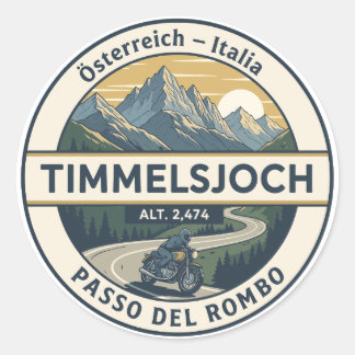 Adesivo Timmelsjoch - Passo del Rombo