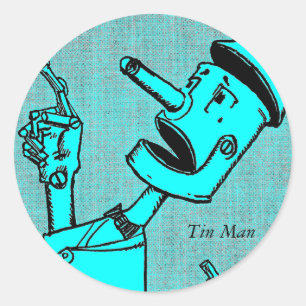 Adesivo Tin Man Stickers