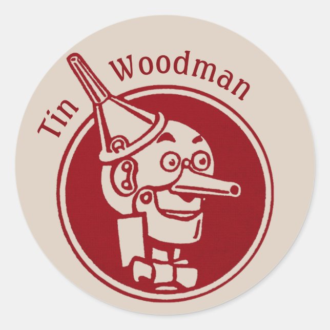 Adesivo Tin Woodman (Homem-Lata) Face CC0897 WonmagnificWi (Frente)