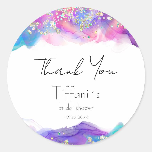 Adesivo Tinta divertida com Chá de panela brilhante (Frente)