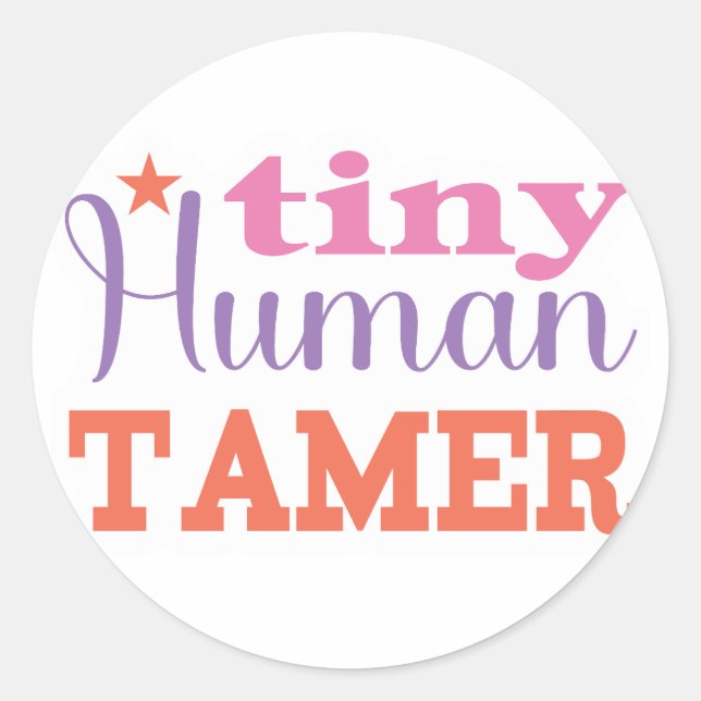 Adesivo Tiny Human Tamer (Frente)
