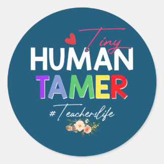 Adesivo Tiny Human Tamer Teacher Parent Student