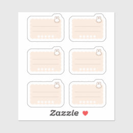 Adesivo Tiny latte star ranking planner