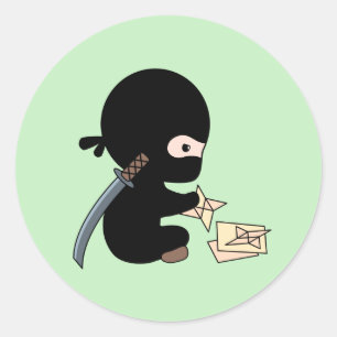 Adesivo Tiny Ninja - Fazer Origami - Jogando Estrela