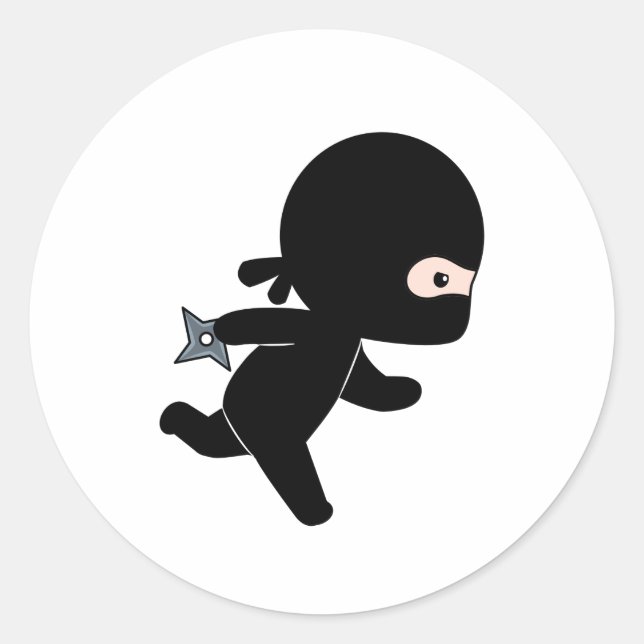 Adesivo Tiny Ninja Running (Frente)