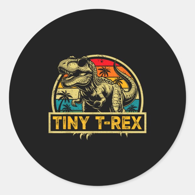 Adesivo Tiny T-rex T Rex Dinosaur Tiny T-rex Family Matchi (Frente)