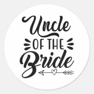 Adesivo Tio Da Noiva Festa de casamento Bridal Sho