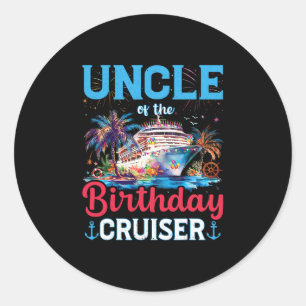 Adesivo Tio Do Cruiser De Aniversário Divertido Presentes