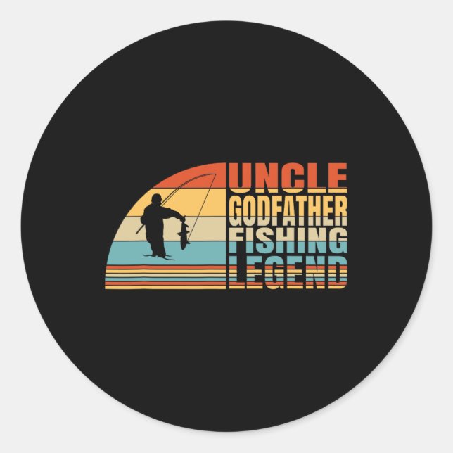 Adesivo Tio Goddad E Legenda De Pesca (Frente)