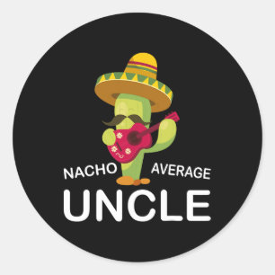 Adesivo Tio Hilário Piada Humor Engraçado Nacho Médio Unc