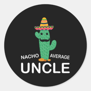 Adesivo Tio Hilário Piada Humor Engraçado Nacho Médio Unc