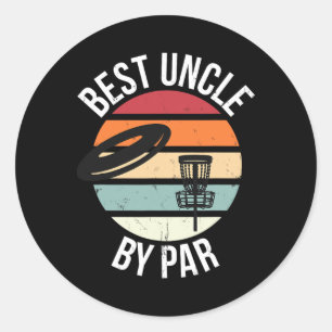 Adesivo Tio Melhor Disc Golf Engraçado Por Frisbee Pai Arr