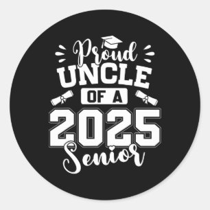 Adesivo Tio Orgulhoso De Um Mais velho 2025 Cl De Graduaçã