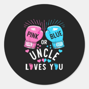 Adesivo Tio Rosa Ou Azul Te Ama A Fazer Uma Revelação De G
