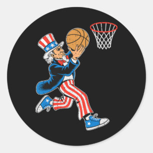 Adesivo Tio Sam Esboço Bandeira Americana Esporte EUA 4 De