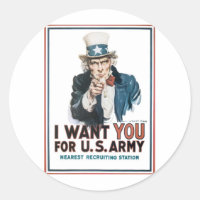Tio Sam Poster, América. Eu Quero Você Para...