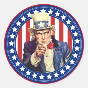 Adesivo Tio Sam Stars and Stripes