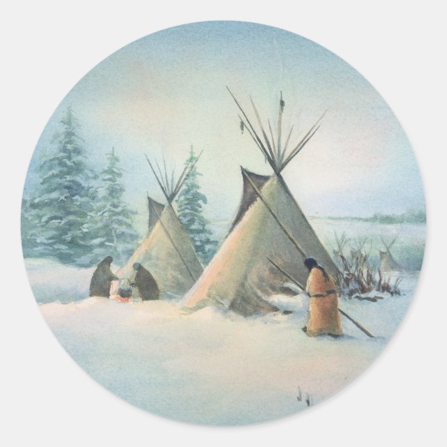 Adesivo TIPI CAMP SQUAW by SHARON SHARPE (Frente)