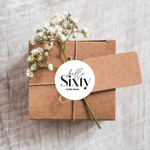 Adesivo Típica mínima moderna — 60 anos