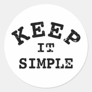 Adesivo Típica Simples Mantenha
