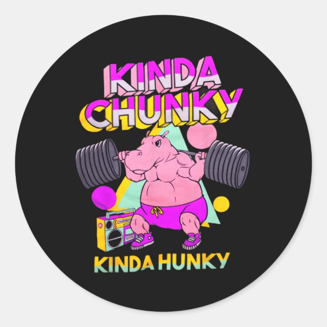 Adesivo Tipo Chunky Kinda Hunky (Frente)
