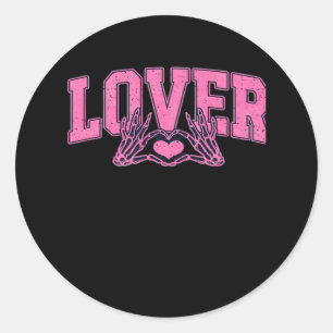 Adesivo Tipo de letra com mãos esqueléticas clássicas