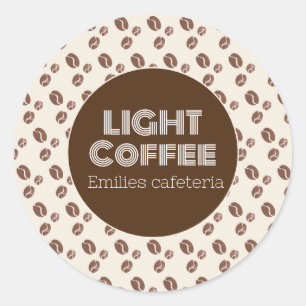 Adesivo Tipo de Luz de Sabor de Café