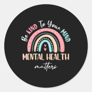 Adesivo Tipo Para Sua Mente A Saúde Mental Importa A Consc