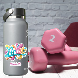 Adesivo Tipografia Artista Colorida, Moderna, Na moda