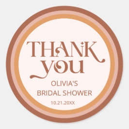 Adesivo Tipografia de Arco de Terracota Festa de Noiva Obr