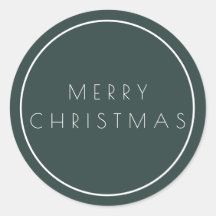 Tipografia de Natal Verde Minimalista