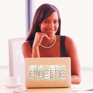 Adesivo Tipografia do 1920 Retro Copacético, Cores