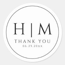 Tipografia Elegante Simples Casamento Monograma