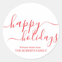 Tipografia elegante sobre feriados vermelhos minim