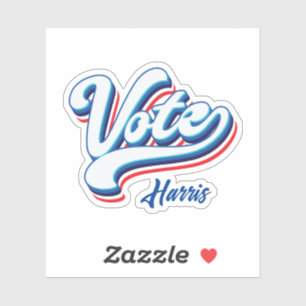 Adesivo Tipografia eleitoral de voto
