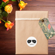 Tipografia Minimalista De Garotas De Voo, Óculos D