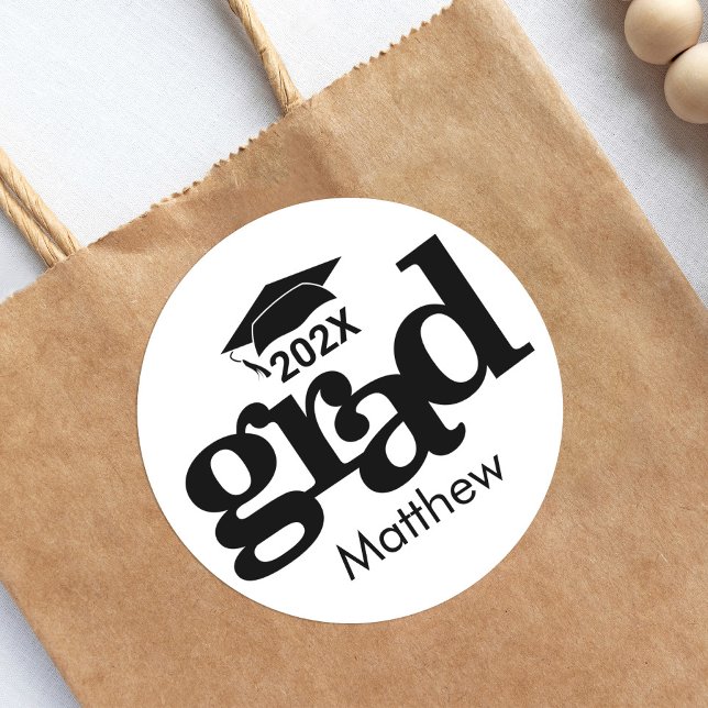 Adesivo Tipografia Moderna Branca Negra (Criador carregado)