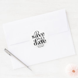 Adesivo Tipografia Moderna Casamento Salvar A Data