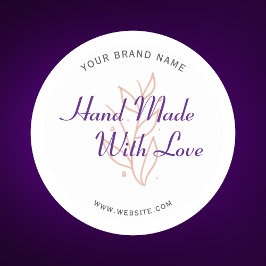 Adesivo Tipografia Moderna de Rótulo Feito à Mão