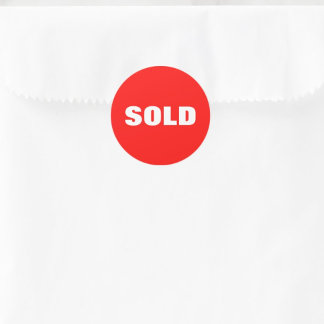 Adesivo Tipografia Negra Moderna Vermelho Brilhante Vendid