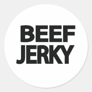 Adesivo Tipografia Negrita de Carne Seca de Carne