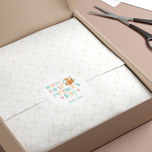 Adesivo Tipografia Personalizada do 1º Dia de as mães Boho