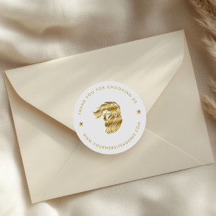 Adesivo Tipografia Personalizada do Logotipo de Barber Per