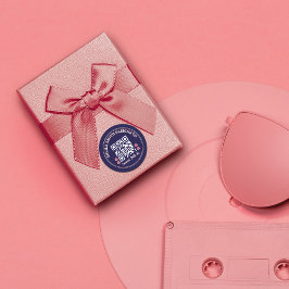 Adesivo Tipografia Retroativa Mídia Social Código QR