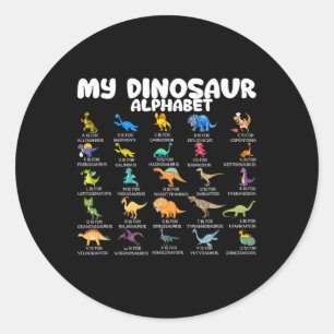 Adesivo Tipos De Dinossauros Meu Alfabeto De Dinossauro Ck