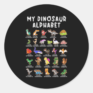 Adesivo Tipos De Identificação De Dinossauros De Dino De A